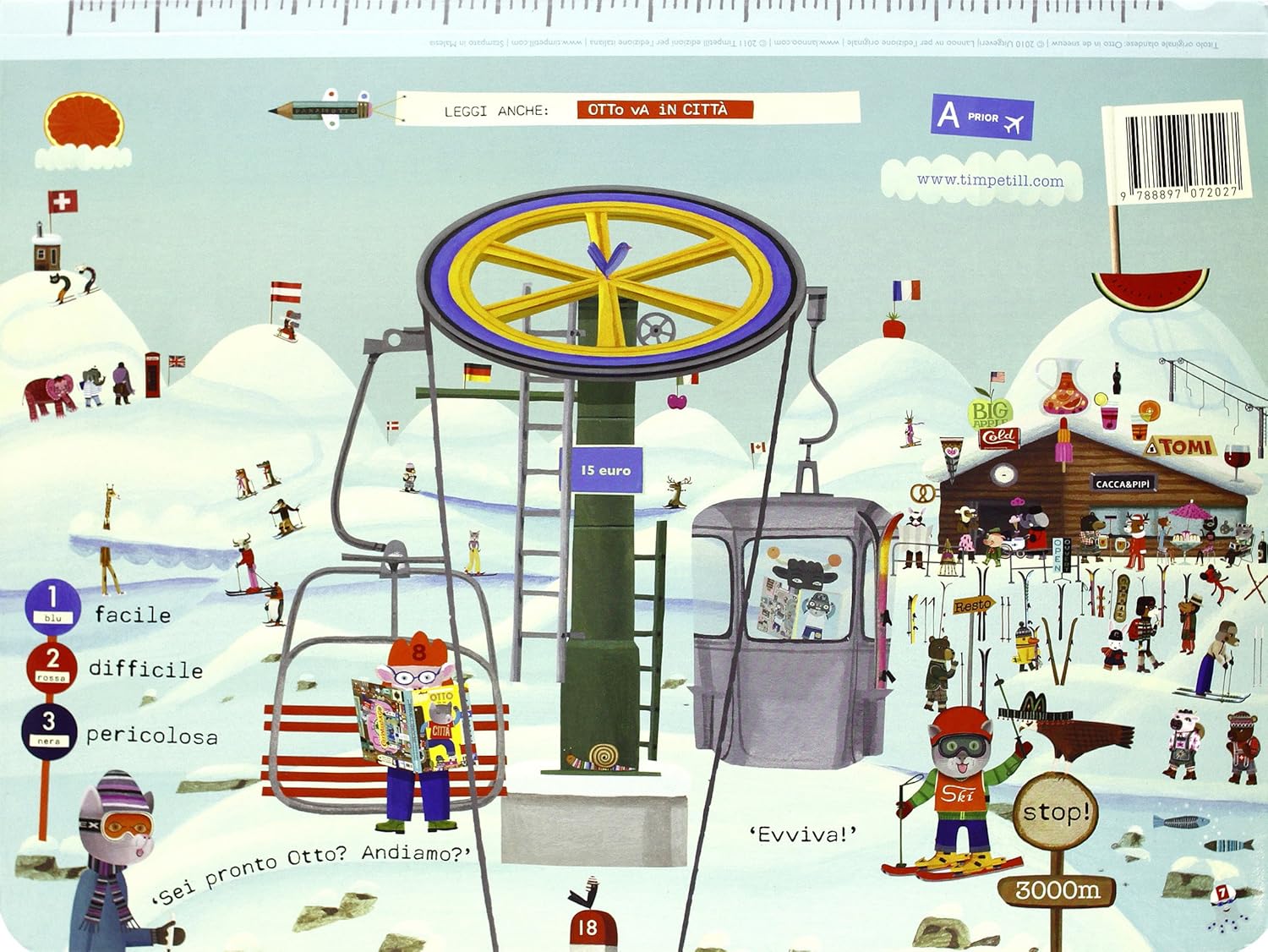 Timpetill Otto sulla neve albo illustrato cerca e trova