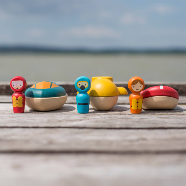 PlanToys Guardia Costiera gioco bagnetto gommone