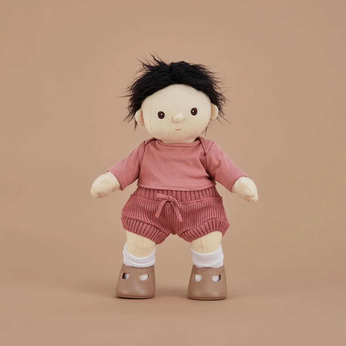 OlliElla Dinkum Dolls Snuggly Berry vestiti bambola maglia