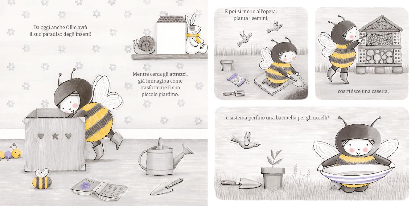 Nord-Sud Ollie segreto dei fiori albo illustrato 32 pagine
