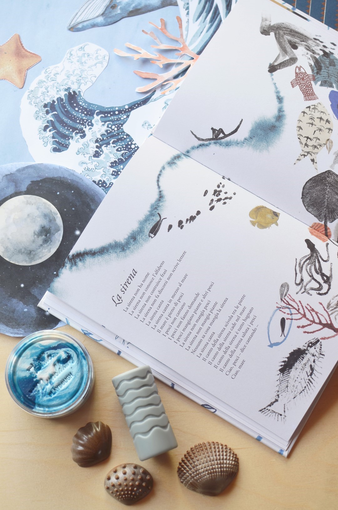 Terre di Mezzo La Forma del Mare Libro Poesie 3-6 Anni
