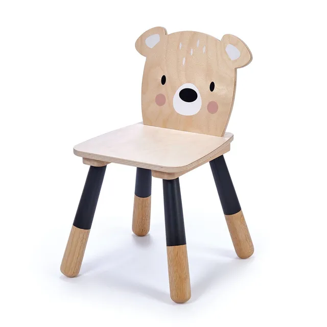 Tender Leaf Forest Sedia orso legno bambini 47 cm