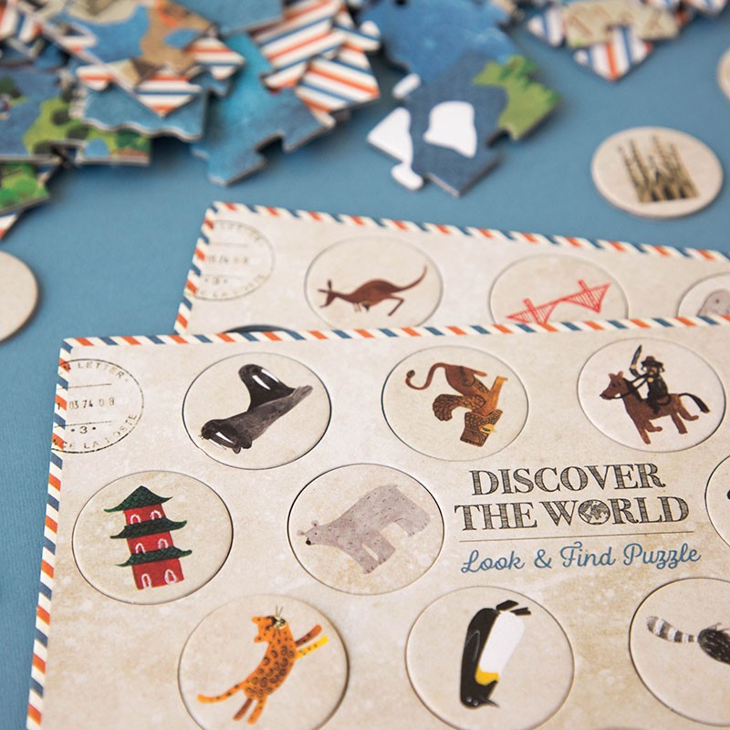 Londji Discover the World puzzle 200 pezzi mondo