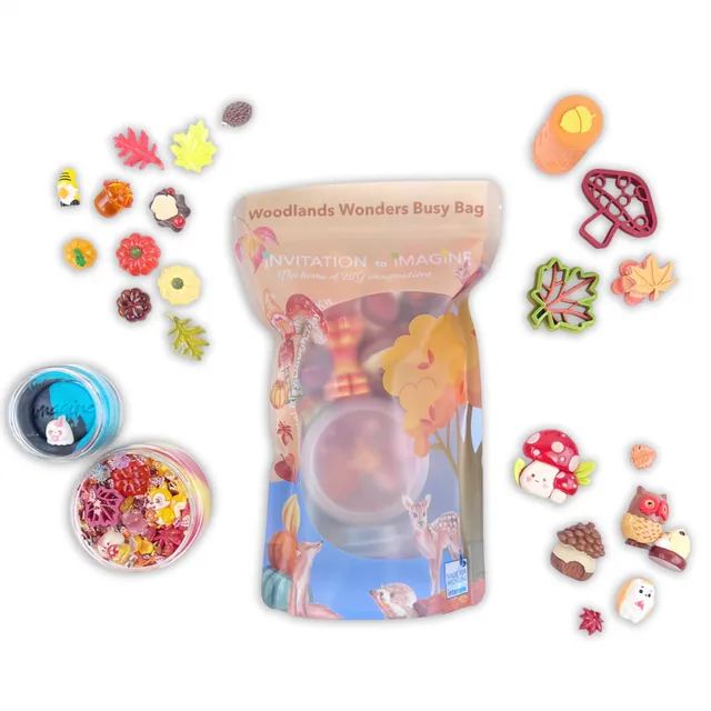 Invitation to Imagine Busy Bag Woodlands Wonders pasta autunno