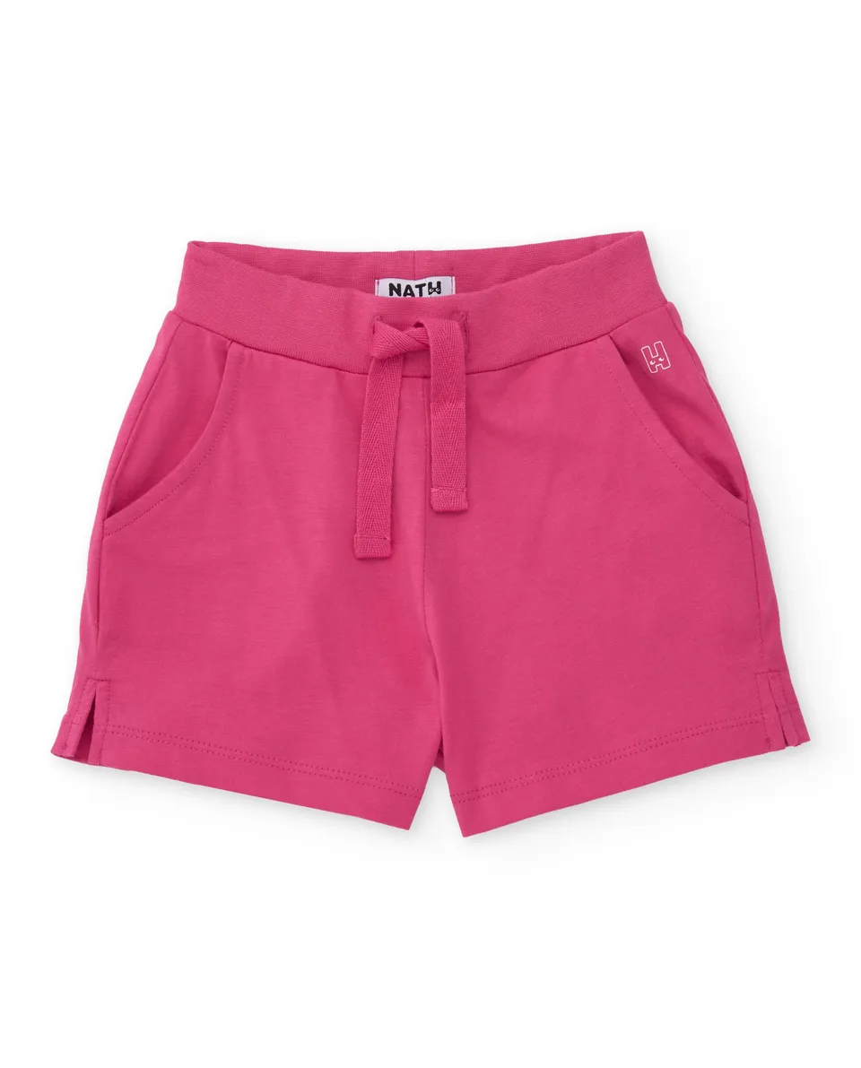 Tuc Tuc shorts bambina fucsia tasche laterali