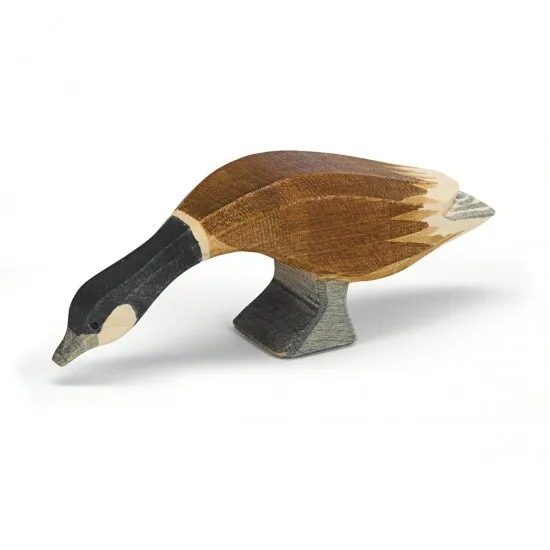 Ostheimer Oca Canadese Allungata figura in legno 6,5 cm