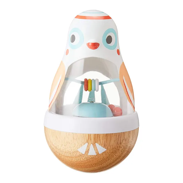 Djeco BabyPoli gufo dondolino musicale 15 cm