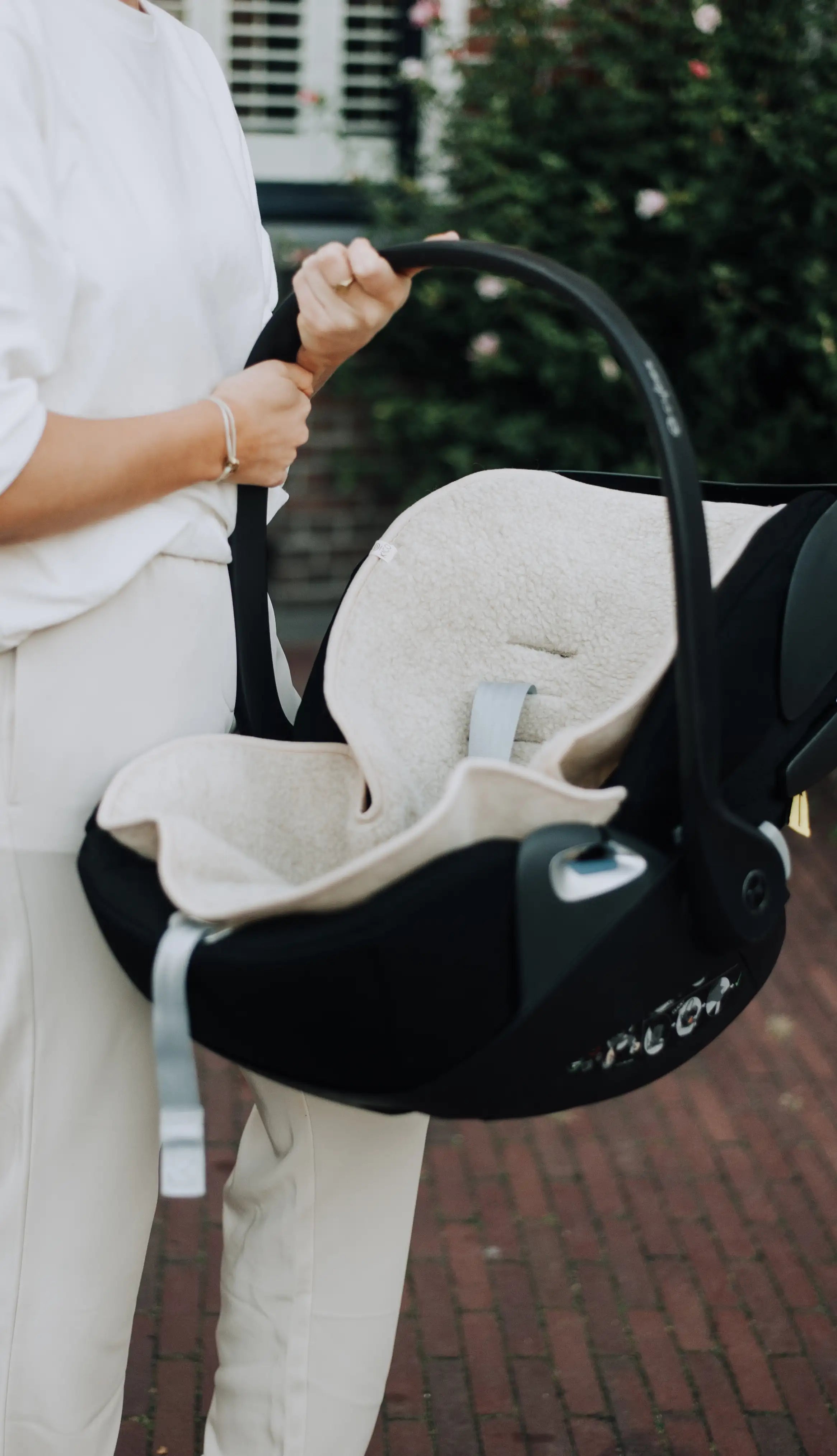 Kico Label copriseggio passeggino Maxi-Cosi lana merino 70x45