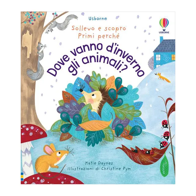 Usborne Dove vanno d’inverno gli animali? libro con alette