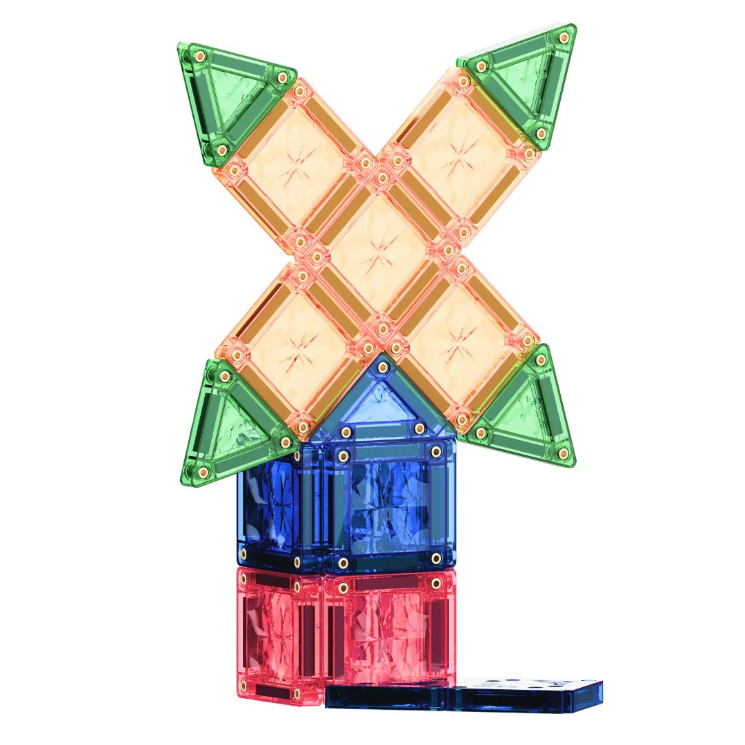 Cleverclixx Mini Tiles Pack Pastel costruzioni magnetiche 28 pz