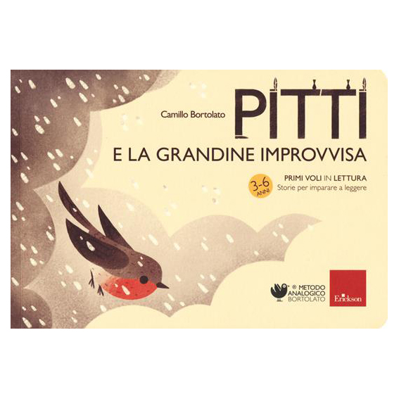 Erickson Primi voli in lettura Pitti e la grandine libro 62 pagine