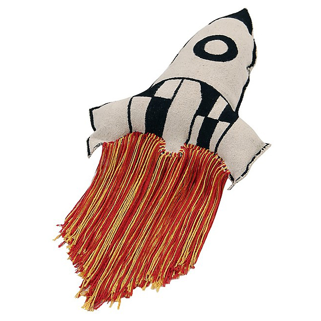 Lorena Canals Universo cuscino razzo cotone 65x30 cm