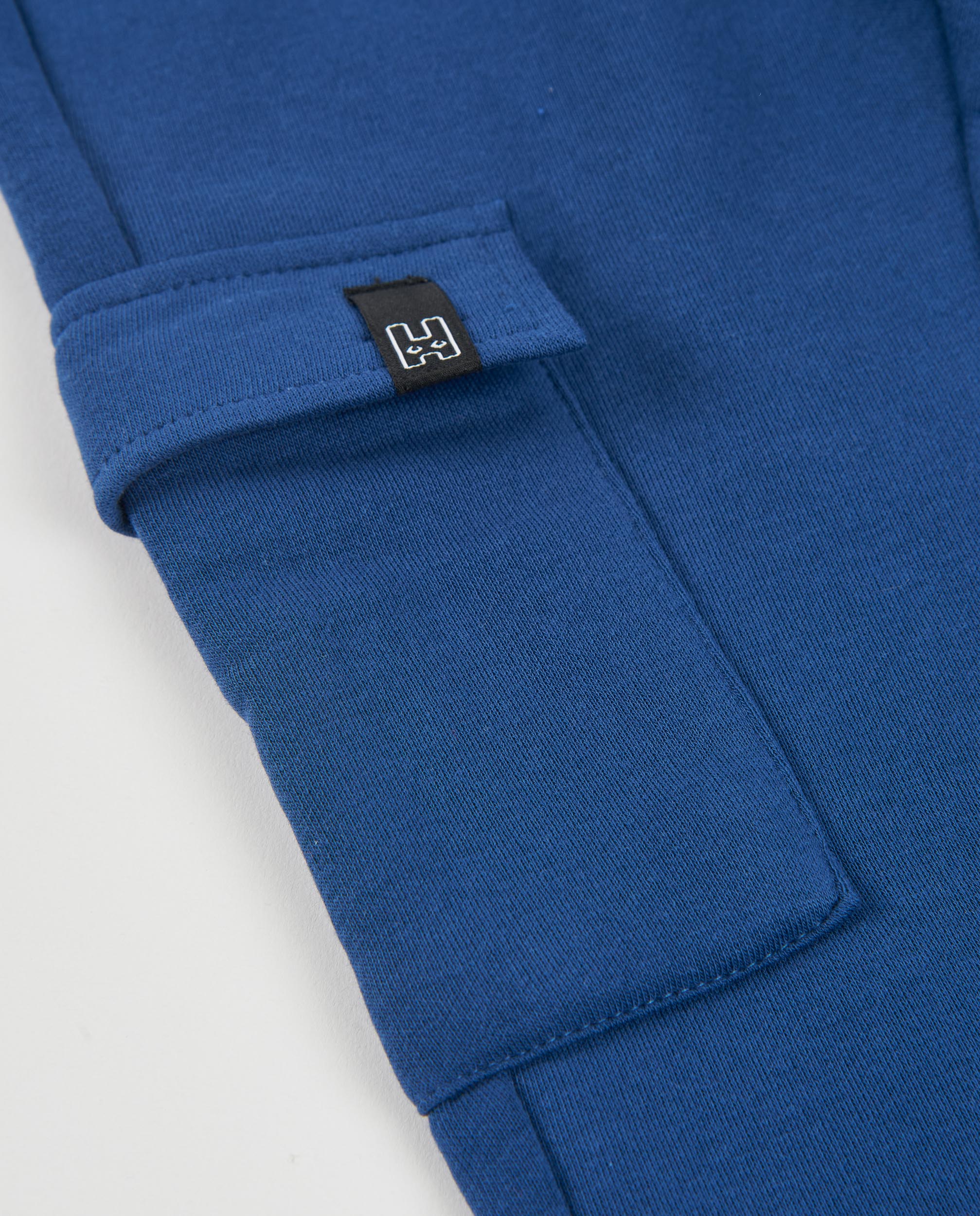 Tuc tuc pantalone tuta felpato cargo blu navy bambino