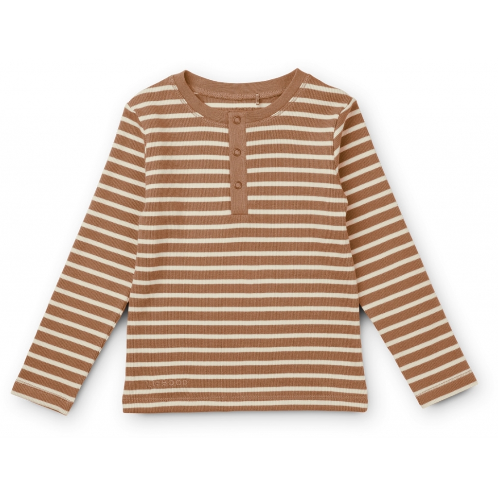 Liewood Wilhelm Tuscany rose-sandy set maglia e pantalone bio