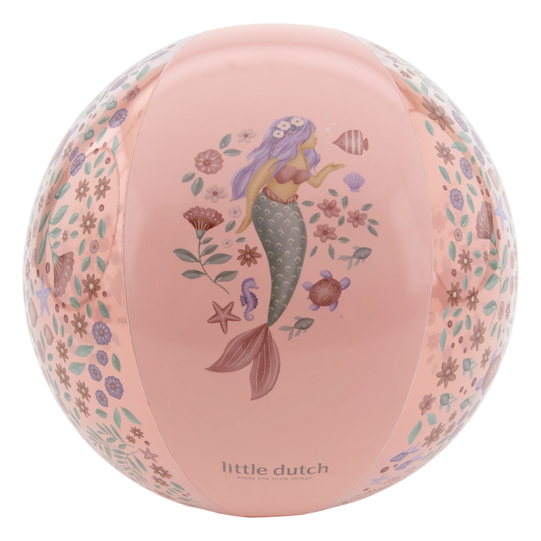 Little Dutch pallone spiaggia rosa sirene 35 cm PVC