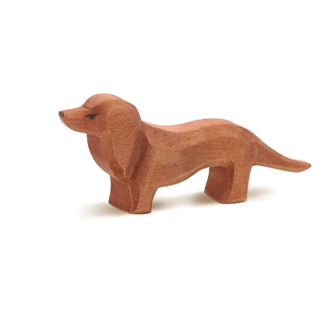 Ostheimer Figura Legno Cane Bassotto 8 cm