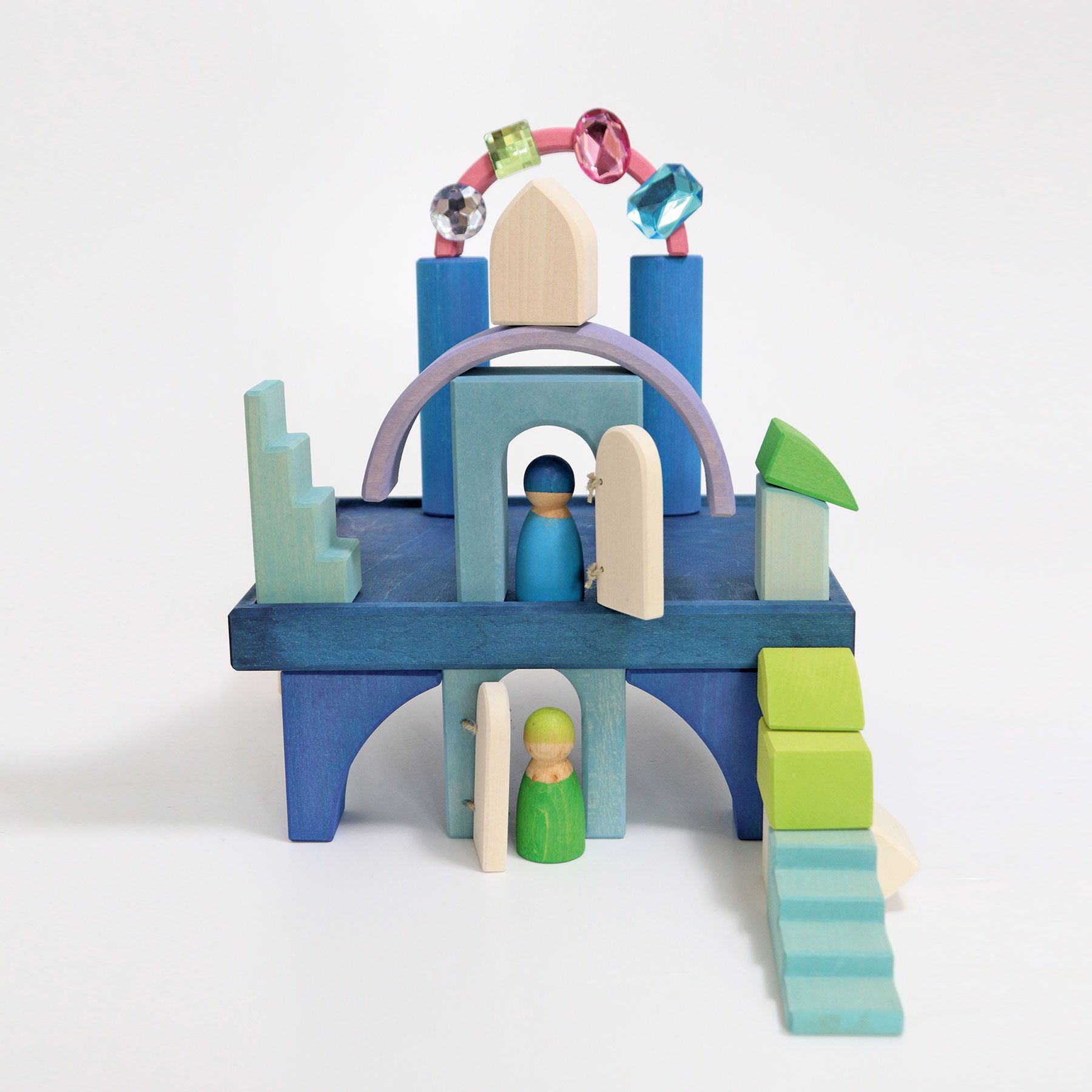 Grimm's Mini Mondo World Polar Light set legno 12 mesi