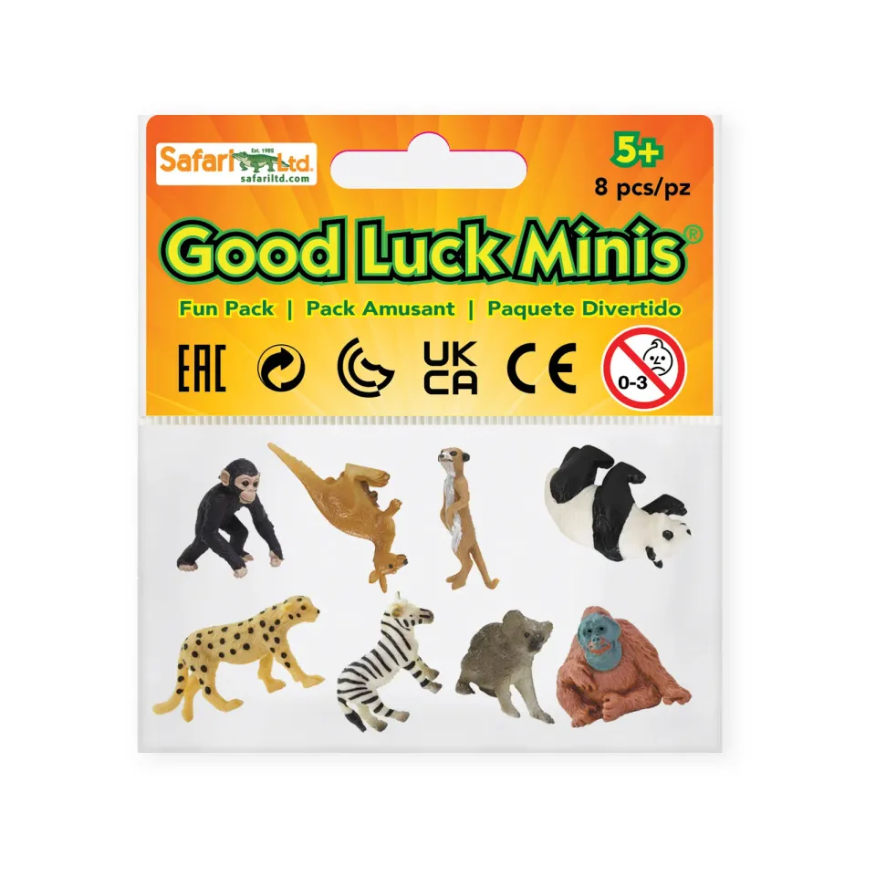 Safari Ltd Good Luck Minis Esotici set 8 miniature