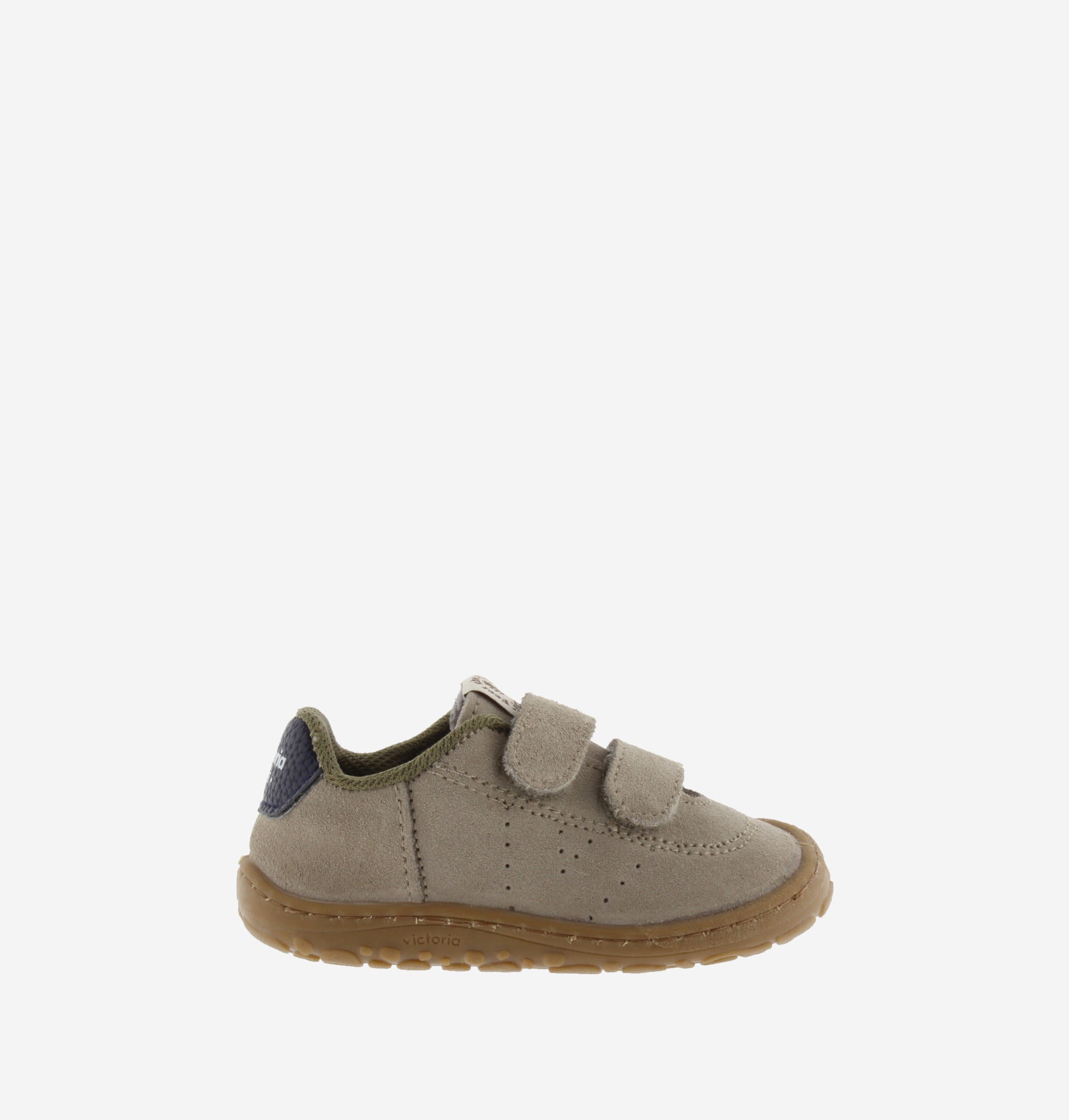 Victoria scarpa barefoot bimbo pelle taupe due strappi