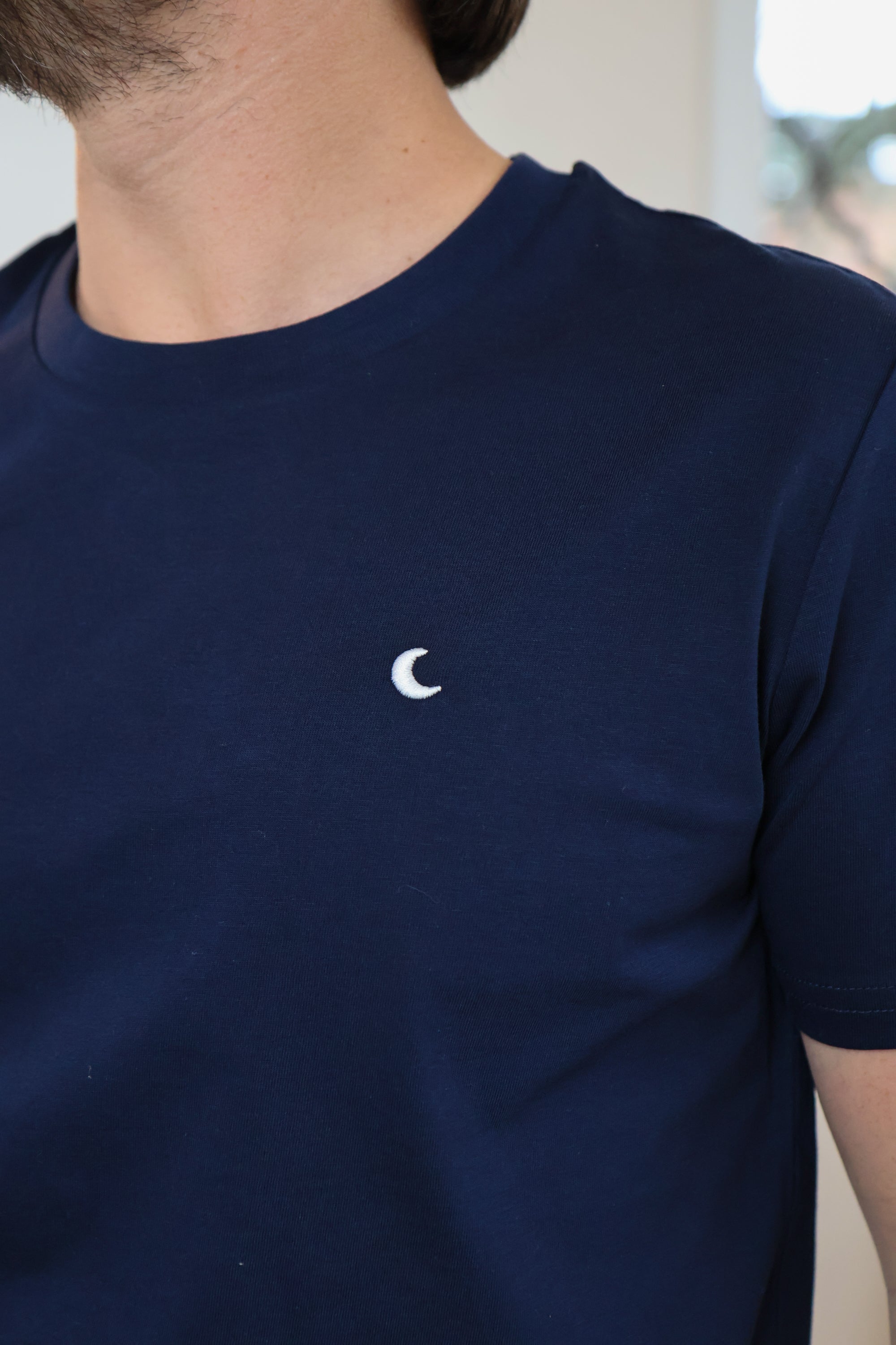 Ella and Rapha Moon t-shirt blu navy S cotone