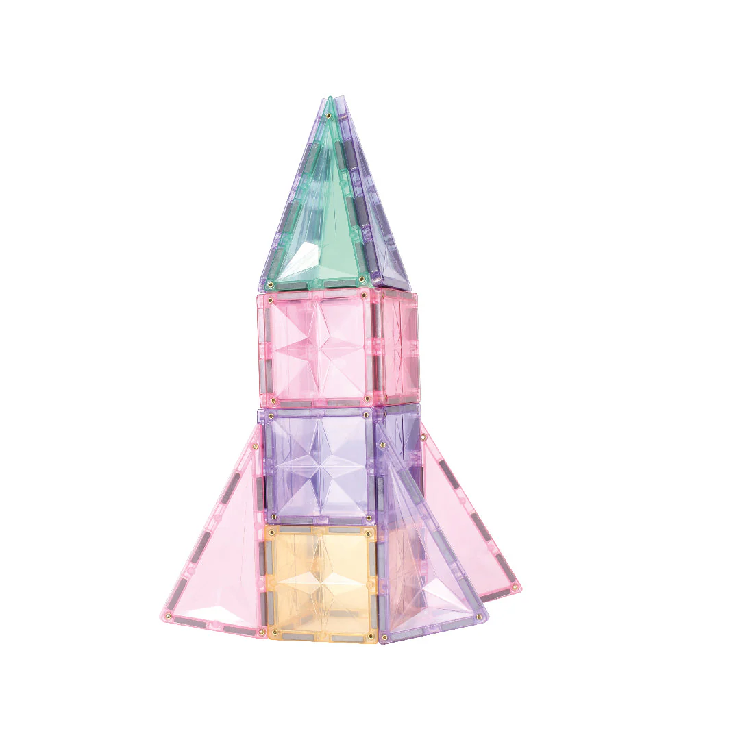 Cleverclixx Pastel costruzioni magnetiche 36 pezzi pastello
