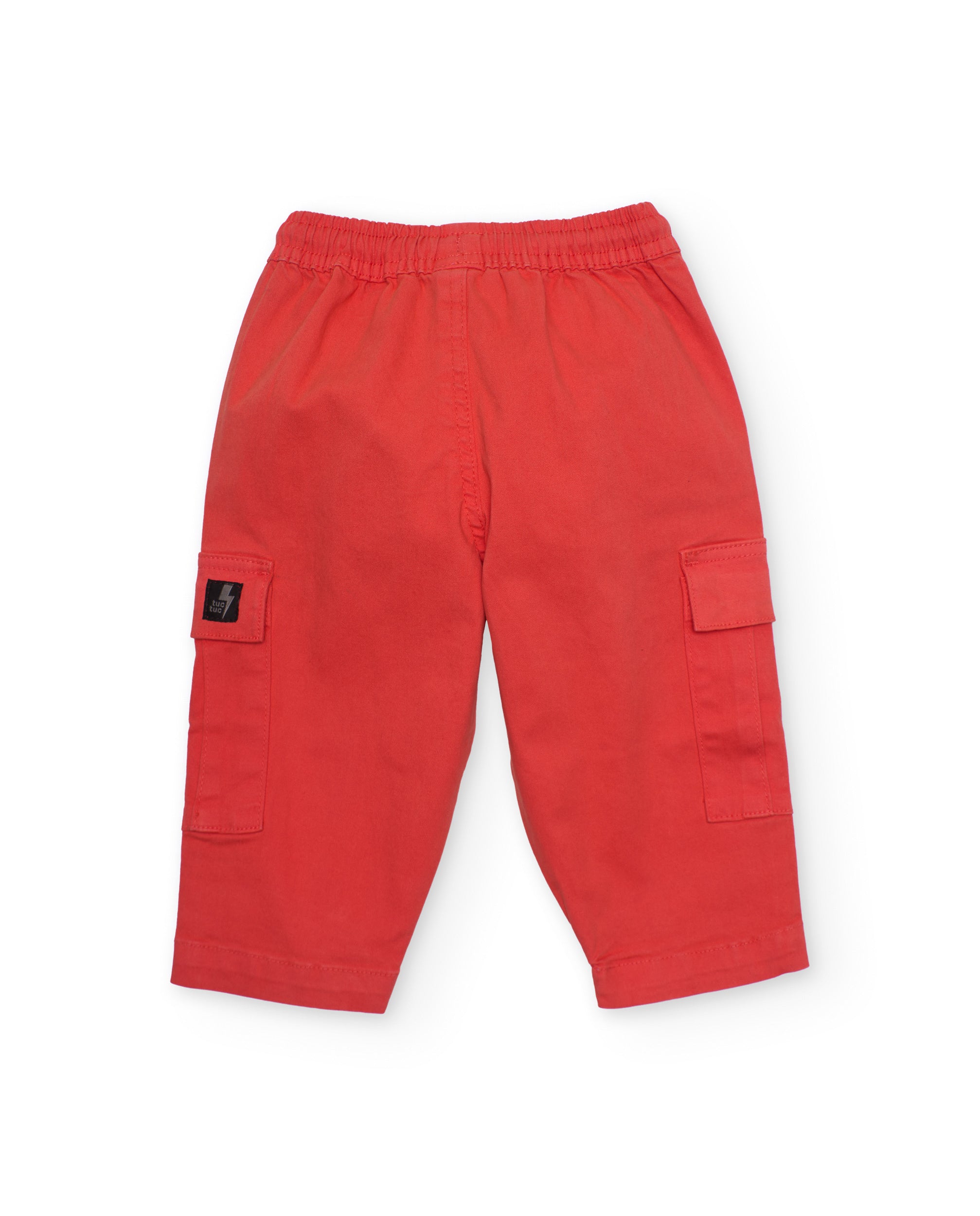 Tuc Tuc pantaloni cargo bambino rossi con tasconi