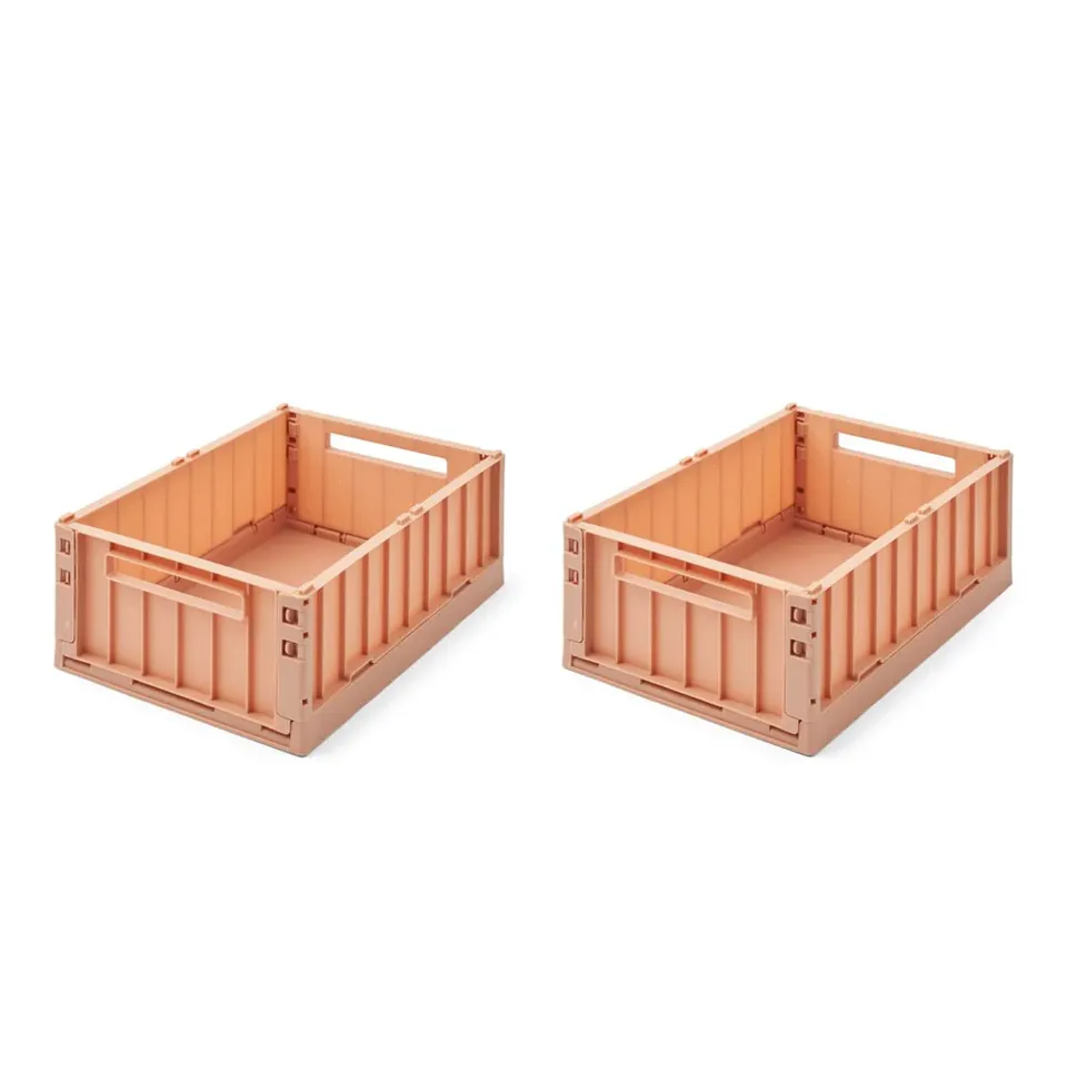 Liewood Weston M contenitori impilabili Tuscany rose 2 pezzi