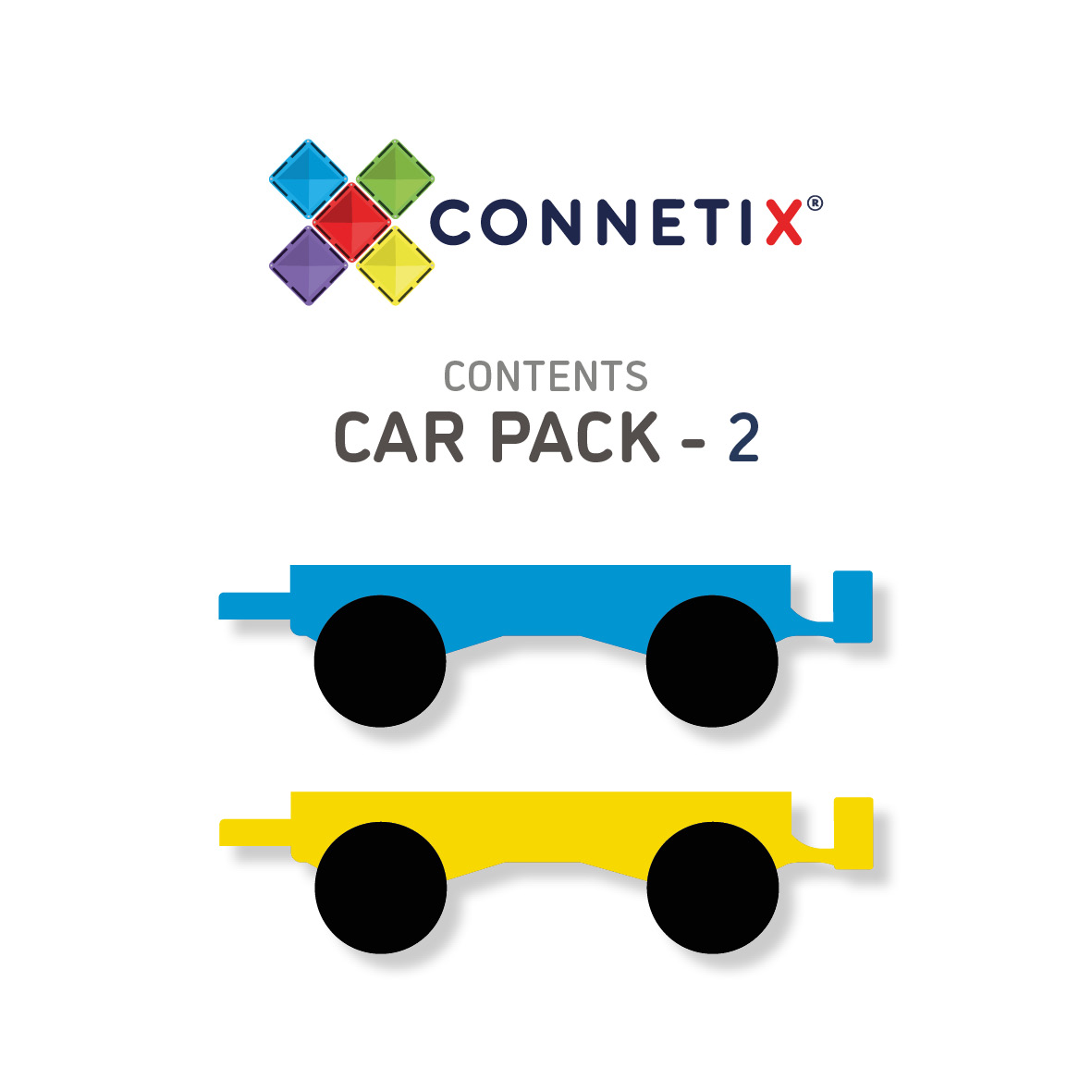 Connetix Car Pack 2 pezzi costruzioni magnetiche auto