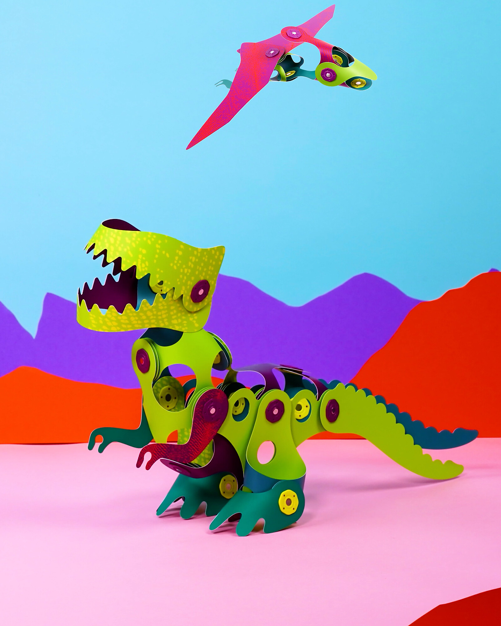 Clixo Dino Adventure gioco magnetico 36 pezzi STEAM