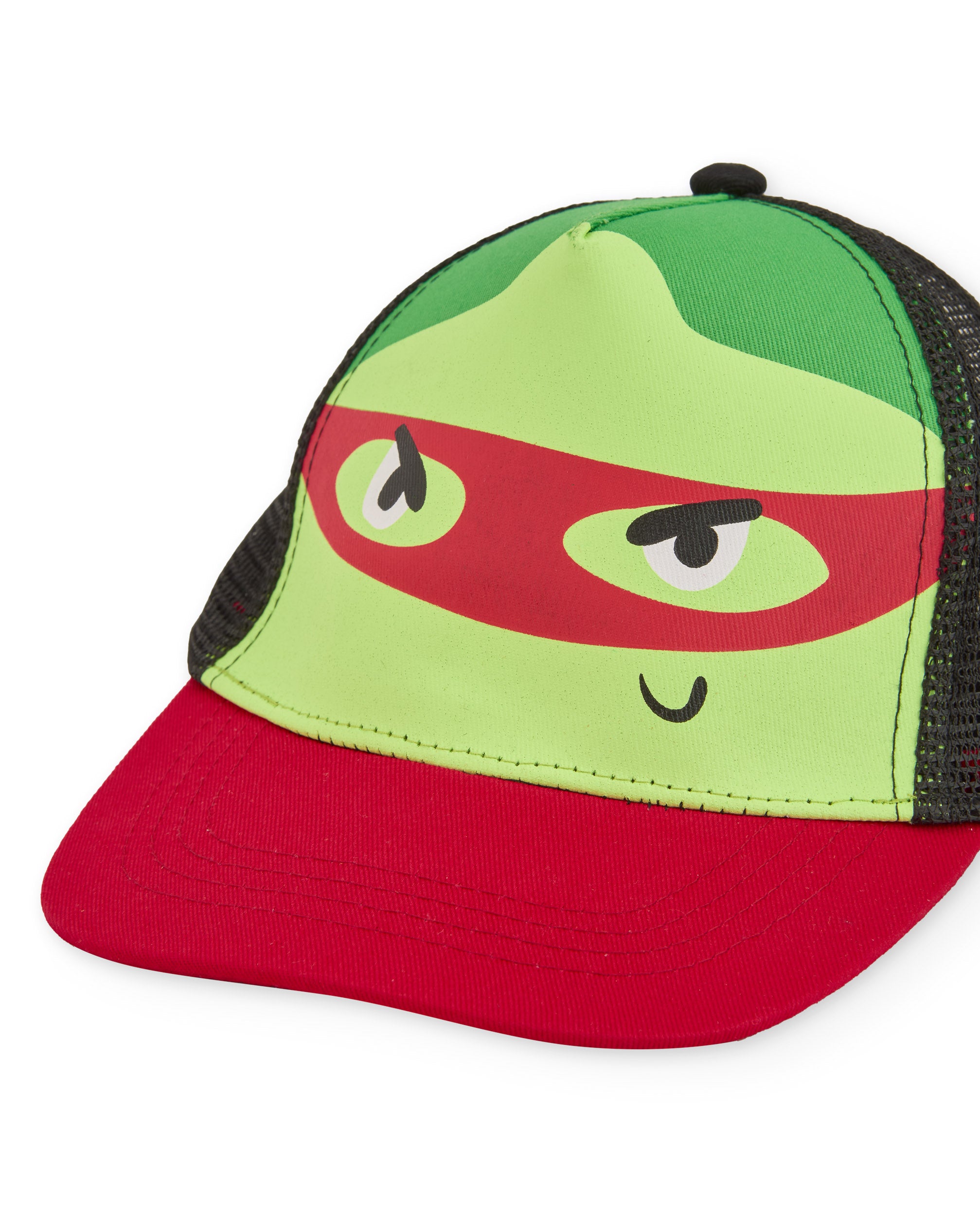 Tuc Tuc cappello bambino con visiera verde maschera