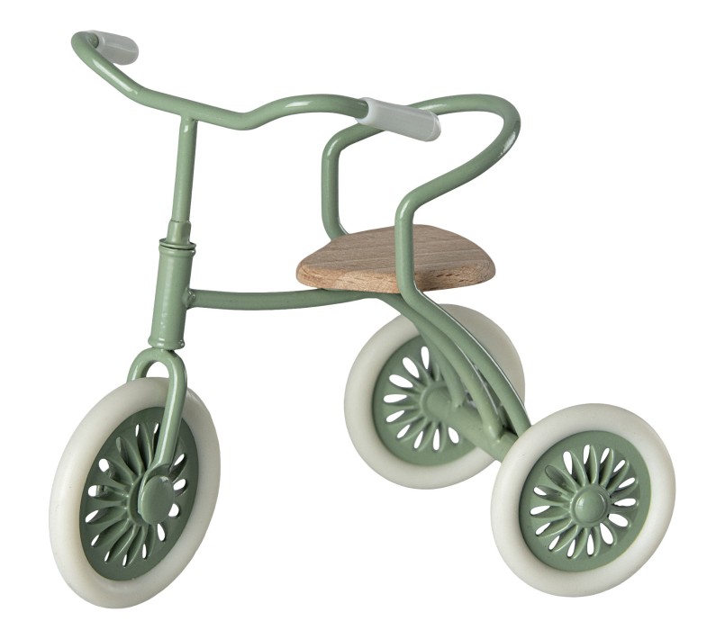 Maileg Abri triciclo topi metallo verde 9 cm