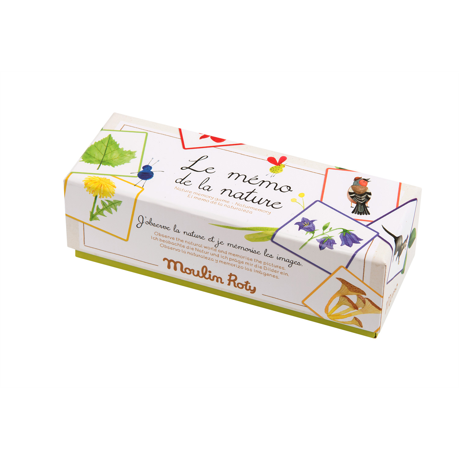 Moulin Roty Le Jardin Memory della natura 72 carte