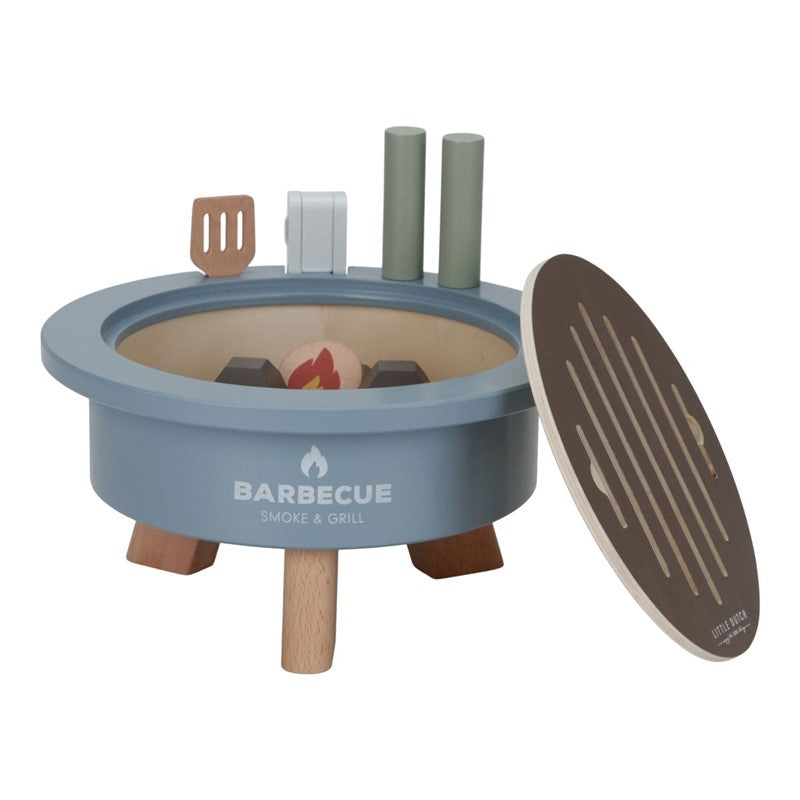 Little Dutch set barbecue legno 34 pezzi bimbi