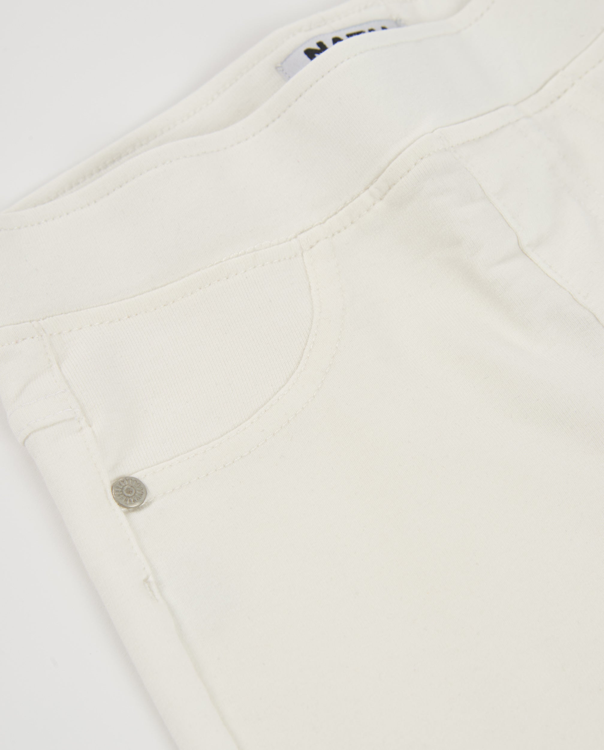 Tuc tuc shorts bambina bianco elasticizzati tasche