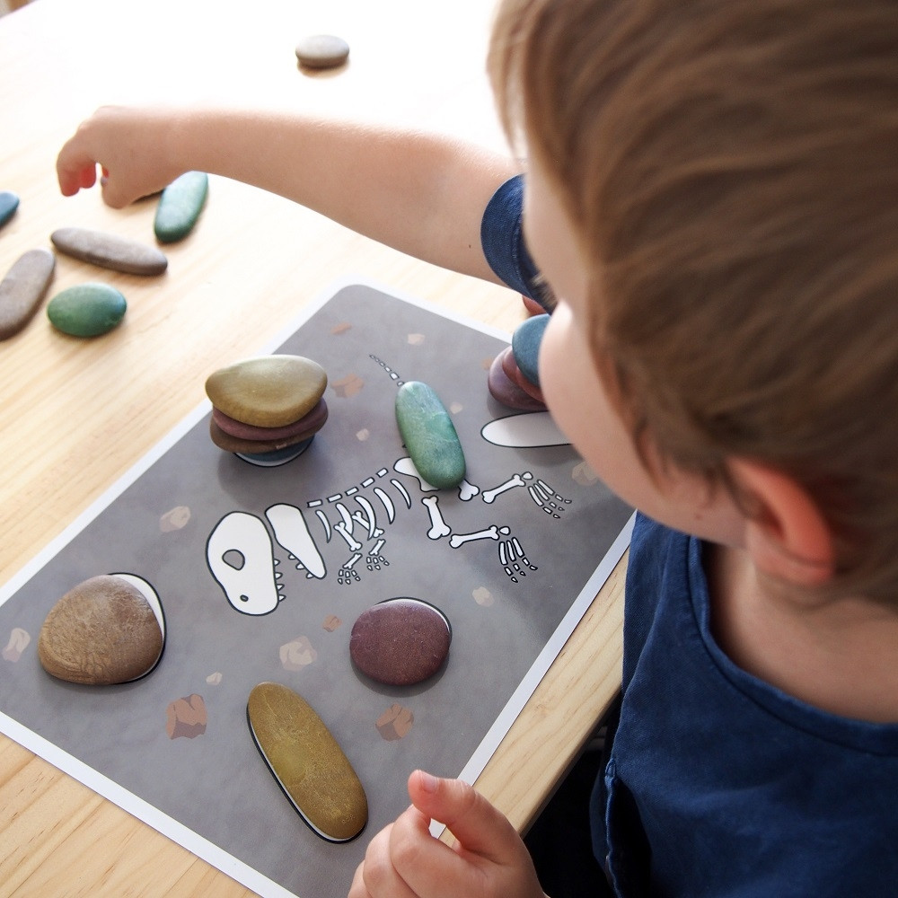 TickiT Junior Rainbow Pebbles ciottoli eco set 36 pezzi