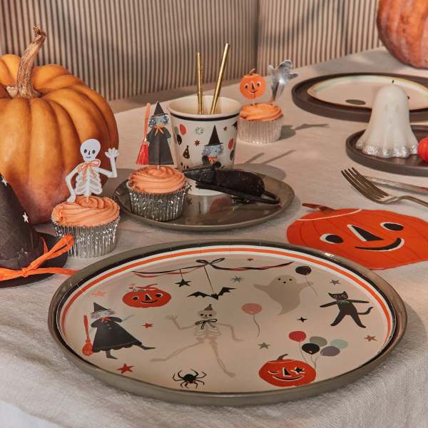 Meri Meri It’s Halloween set cupcake 24 pezzi argento