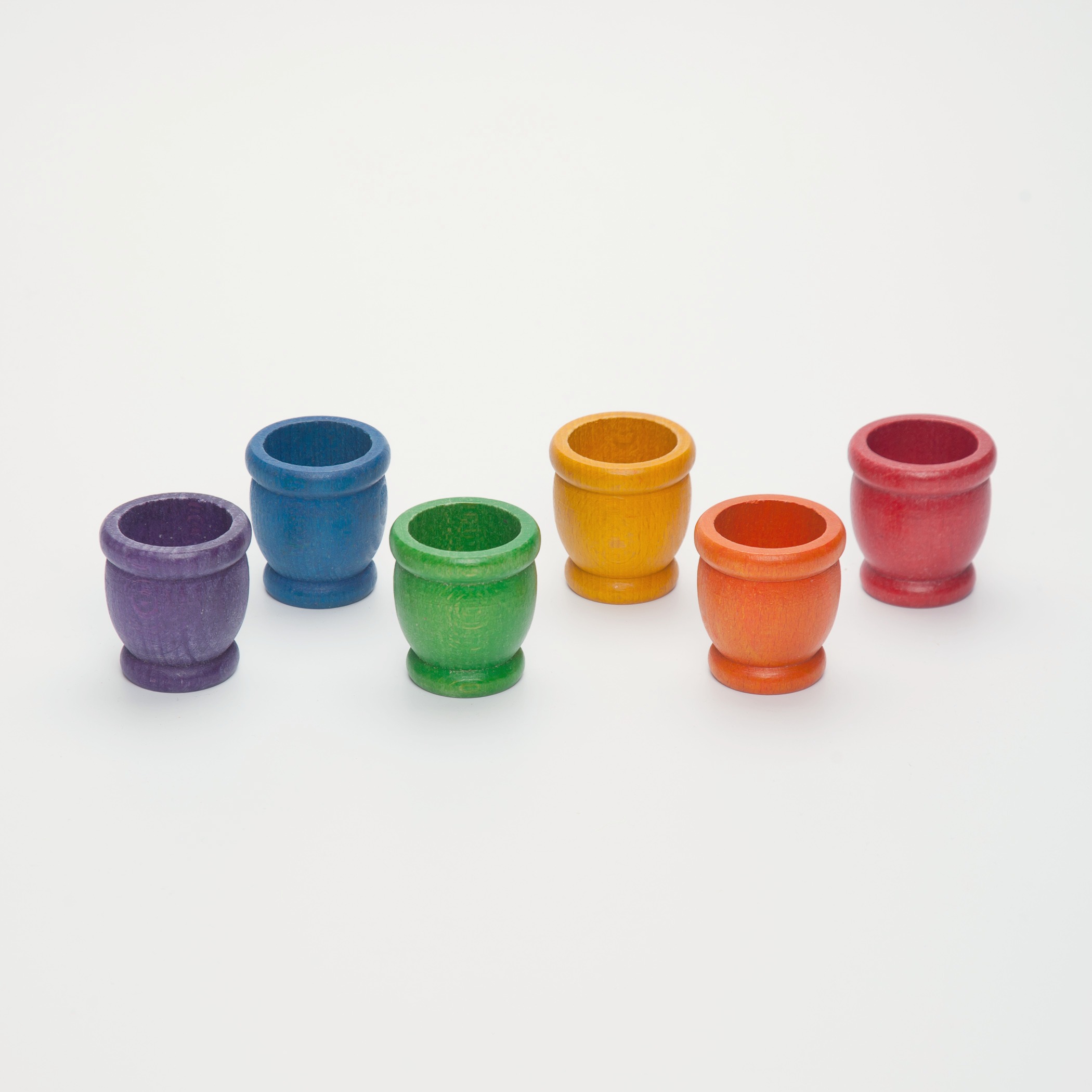 Grapat Porta Uovo Arcobaleno gioco legno 6 pezzi classificazione