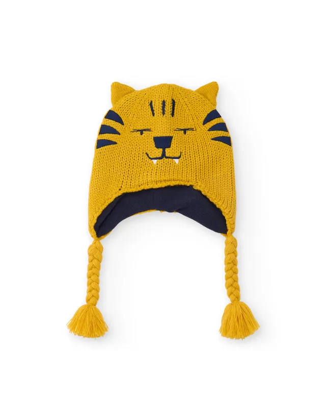Tuc Tuc Capuccino cappello bambino giallo tigre orecchie
