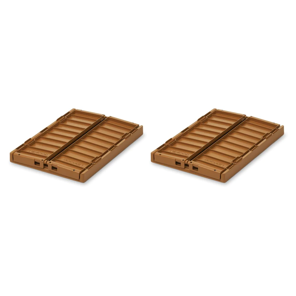 Liewood Weston S scatola portagiochi Golden Caramel 2 pezzi