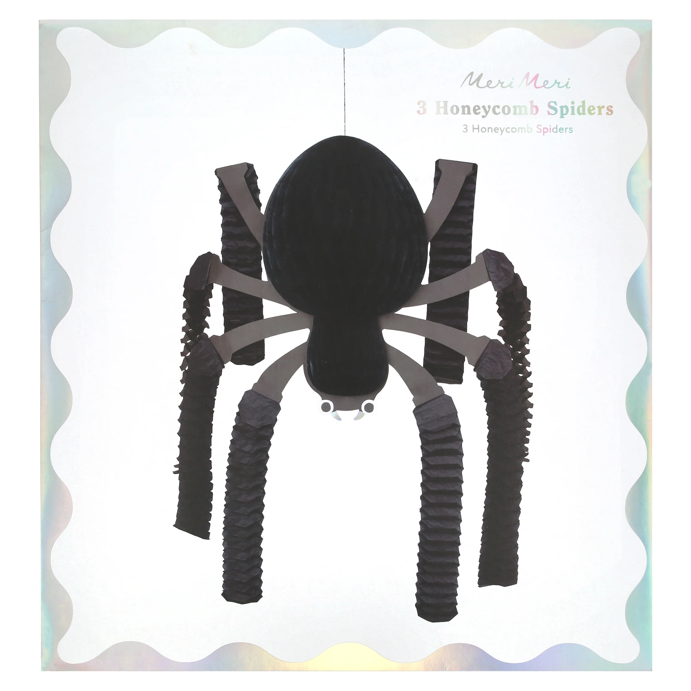 Meri Meri Honeycomb Spiders decorazioni 3 pezzi