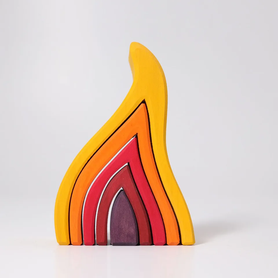 Grimm's Fiamma Grande impilabile legno 5 pezzi