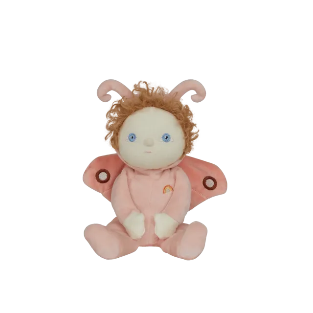 OlliElla Dinky Dinkums bambola Millie Moth 22 cm pesca