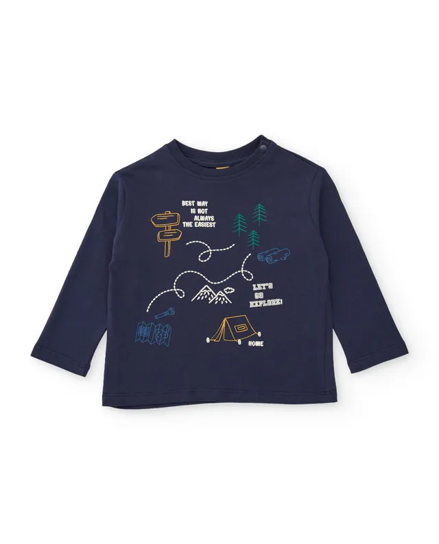 Tuc Tuc Little Explorer maglia manica lunga blu avventura