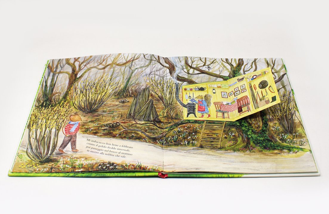 L'Ippocampo Bosco di Topino Libro con Finestrelle 3-6 Anni