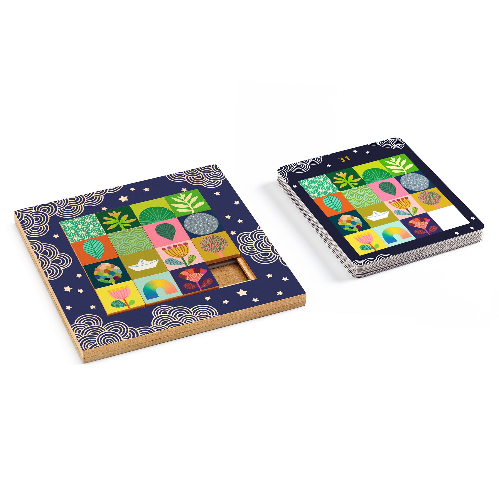 Djeco Sologic Taquin Logic gioco logica legno 6 anni