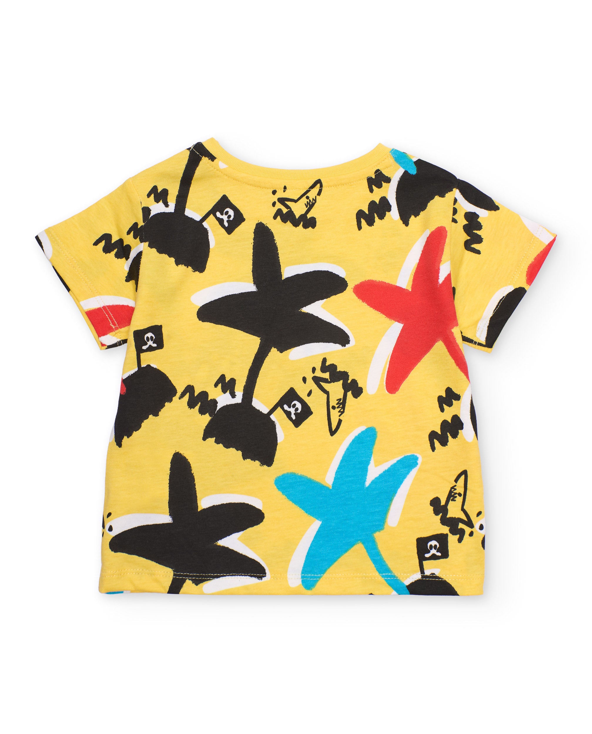 Tuc Tuc t-shirt gialla bambino stampa palme