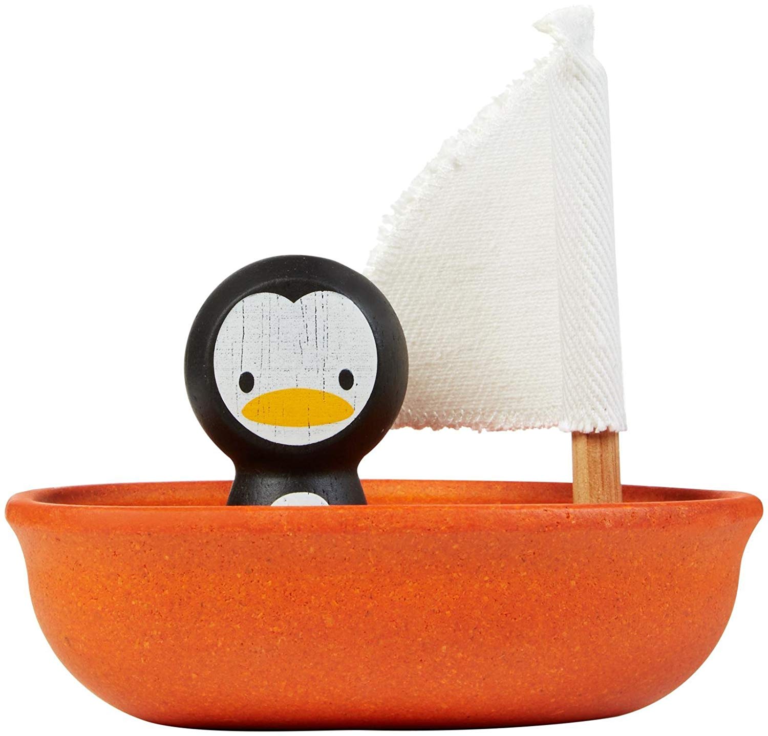 Plan Toys Barca a Vela Pinguino gioco bagnetto legno