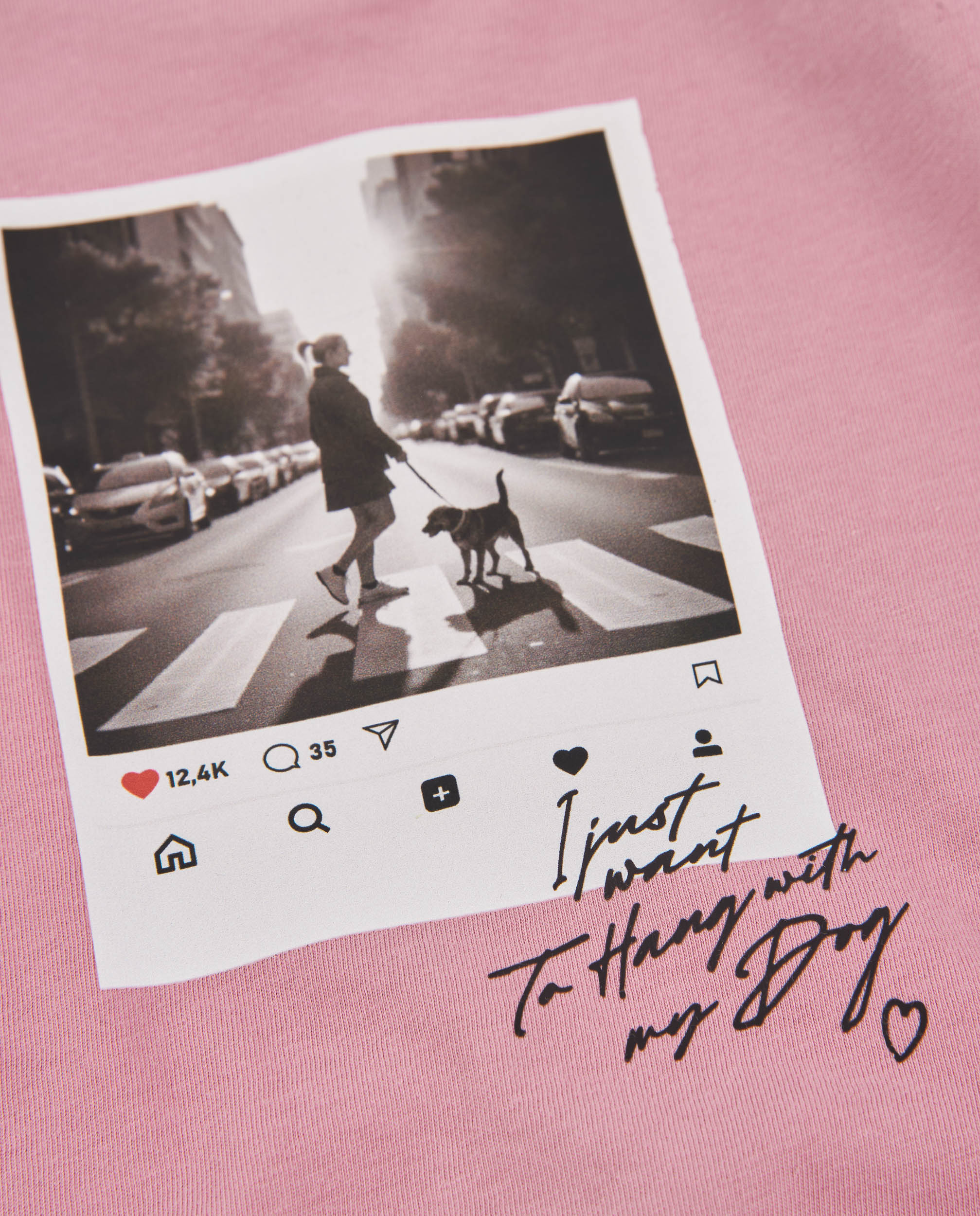 Tuc tuc Back To The City t-shirt manica lunga rosa