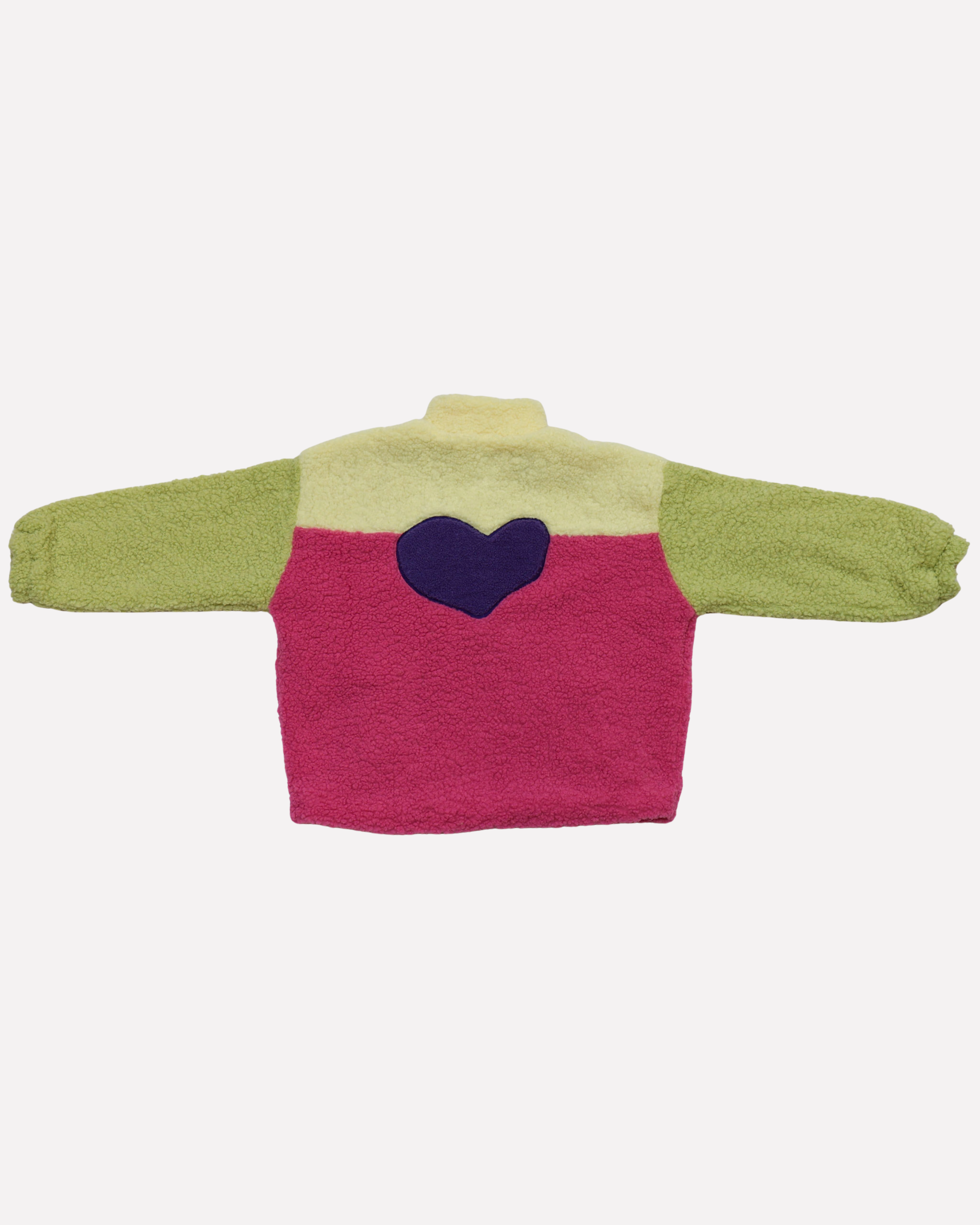 Ella and Rapha Heart Jacket giacca donna teddy multicolor