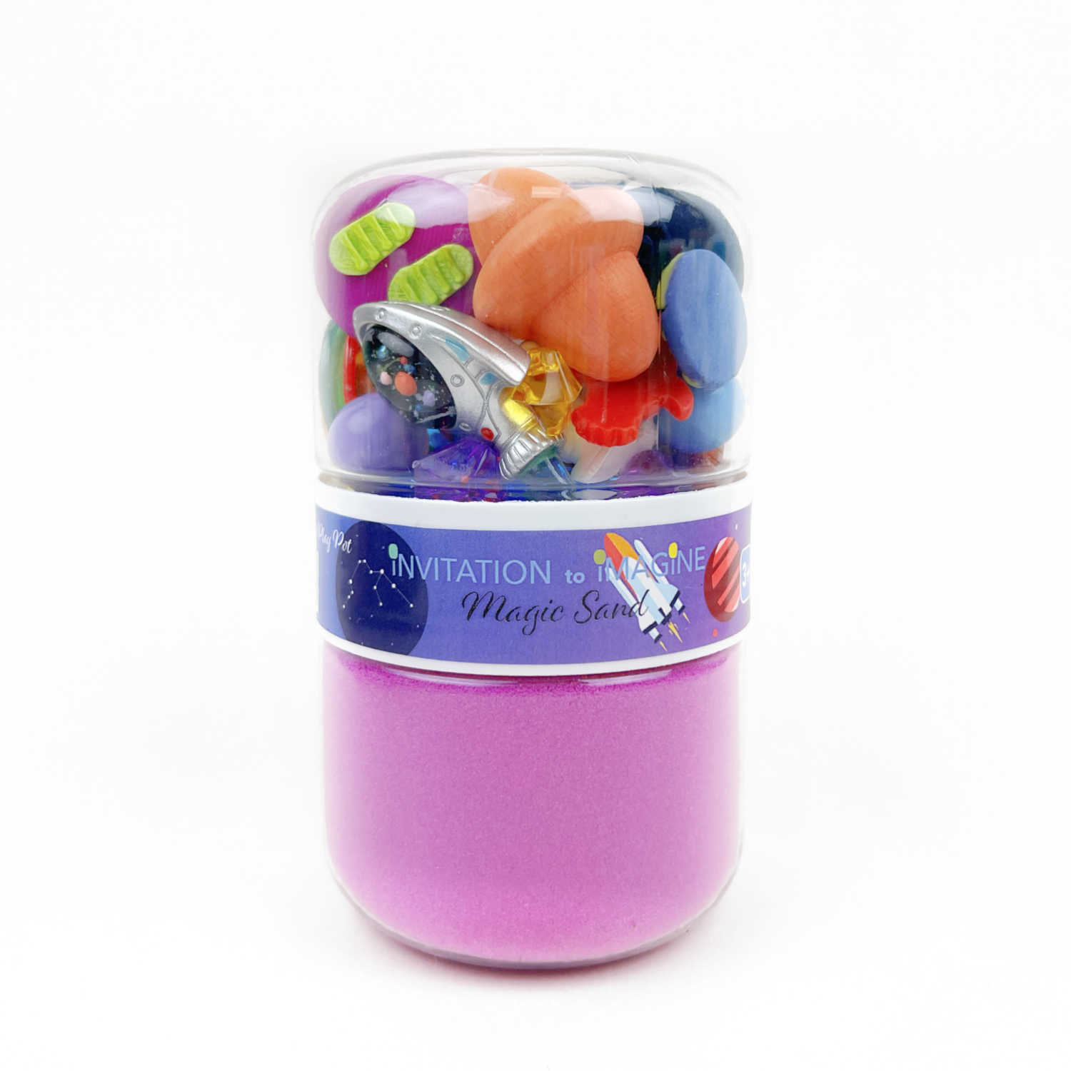 Invitation to Imagine Play Pot sabbia magica spazio 230 g